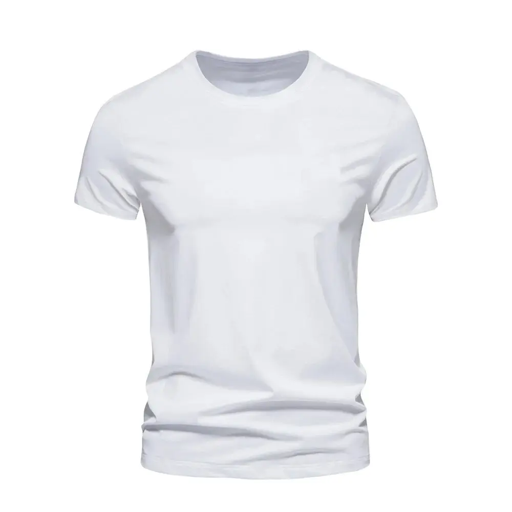 New Men Solid Color T-shirt Men Sporting Casual Tee Shirt Male Gym Running Black Quick Dry T-shirt Fitness Sports