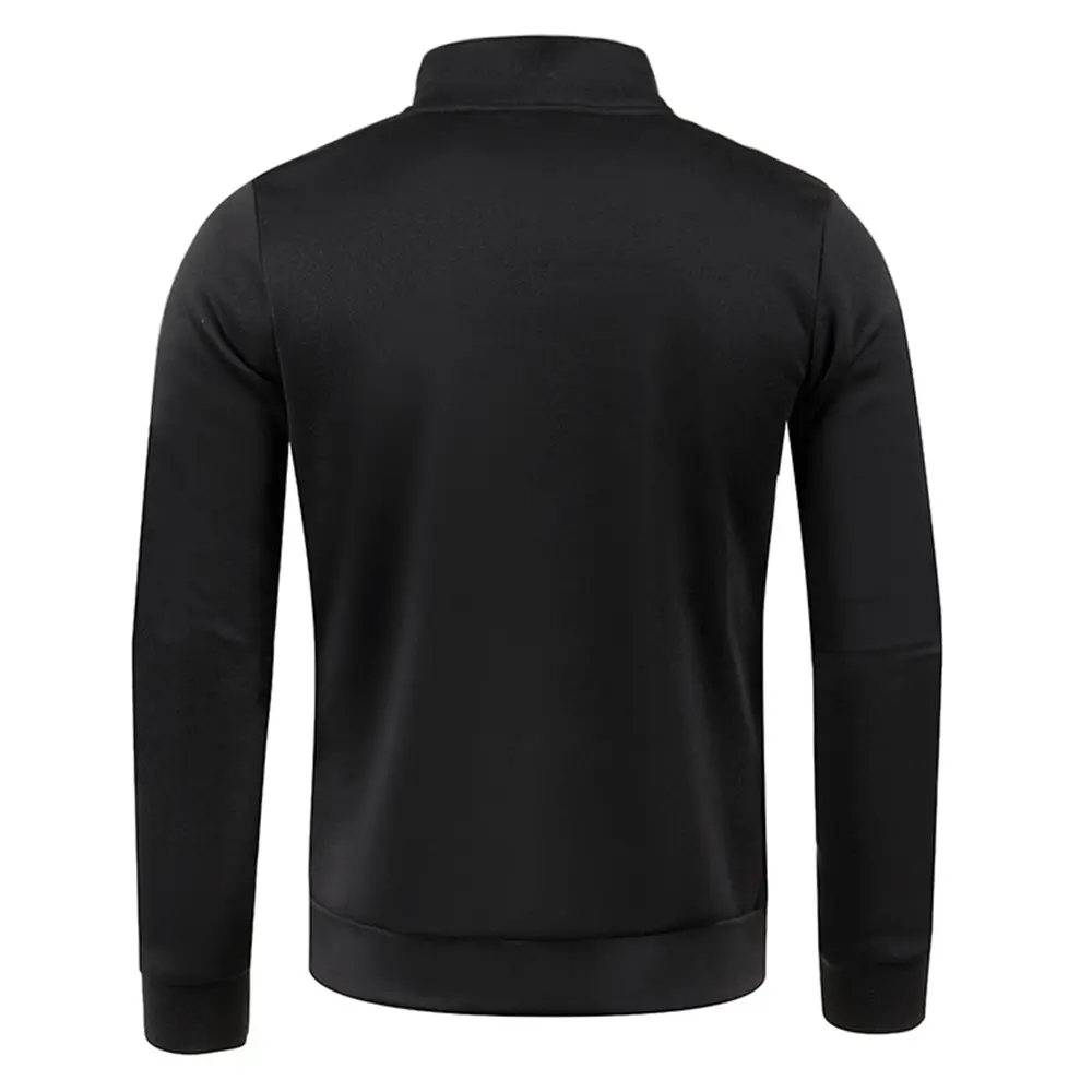Men Zipper Jackets Standing Collar Sweatshirt Outdoor Streetwear Casual Coat Long Sleeve Sweater Coats