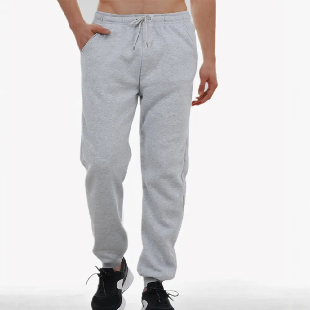 Men's Athletic Trainning Joggers Casual Loose Fit Sweatpants Spring Fall Fleece Lined Pants Elastic Waist Streetwear Trousers