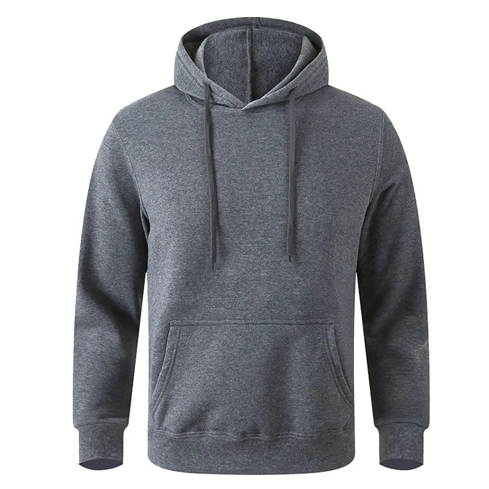 Solid Color Men Hoodies Sweatshirt Fashion Streetwear Casual Men's Loose Breathable Long Sleeve Pullovers Brand Hoody