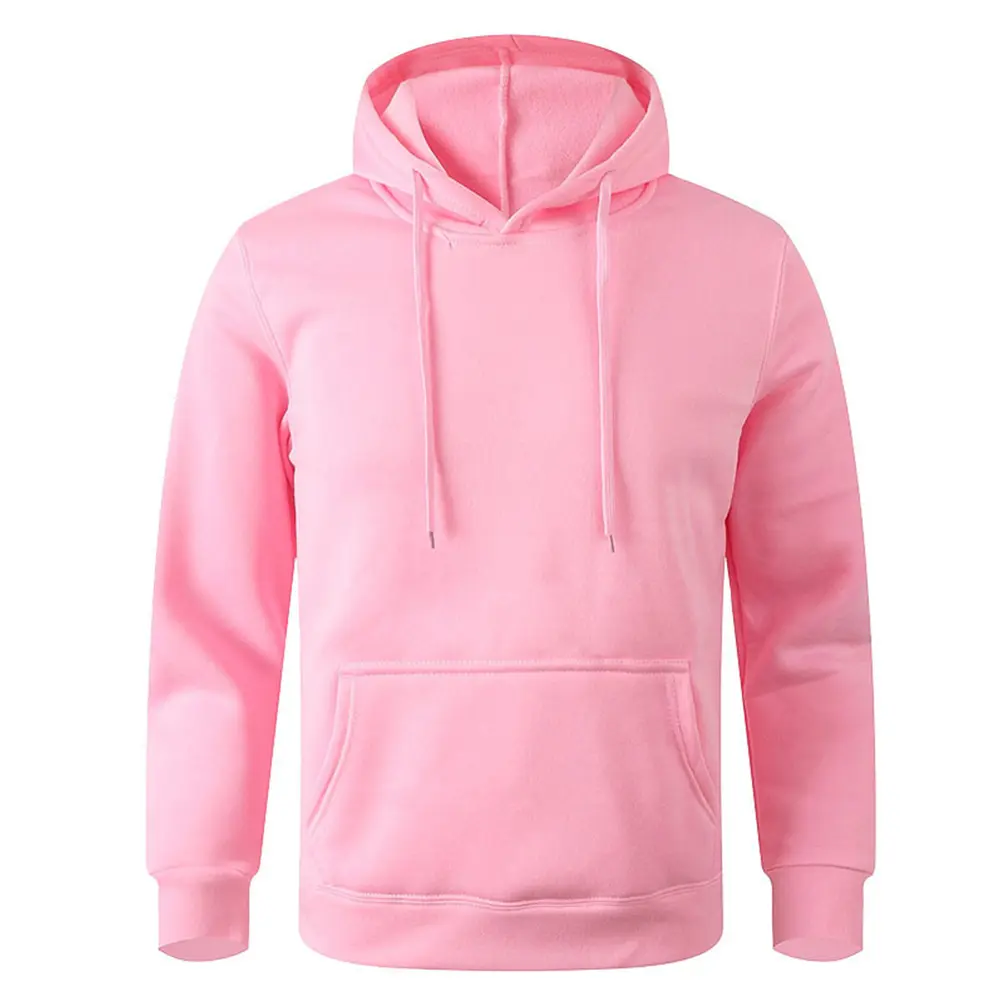 Solid Color Men Hoodies Sweatshirt Fashion Streetwear Casual Men's Loose Breathable Long Sleeve Pullovers Brand Hoody