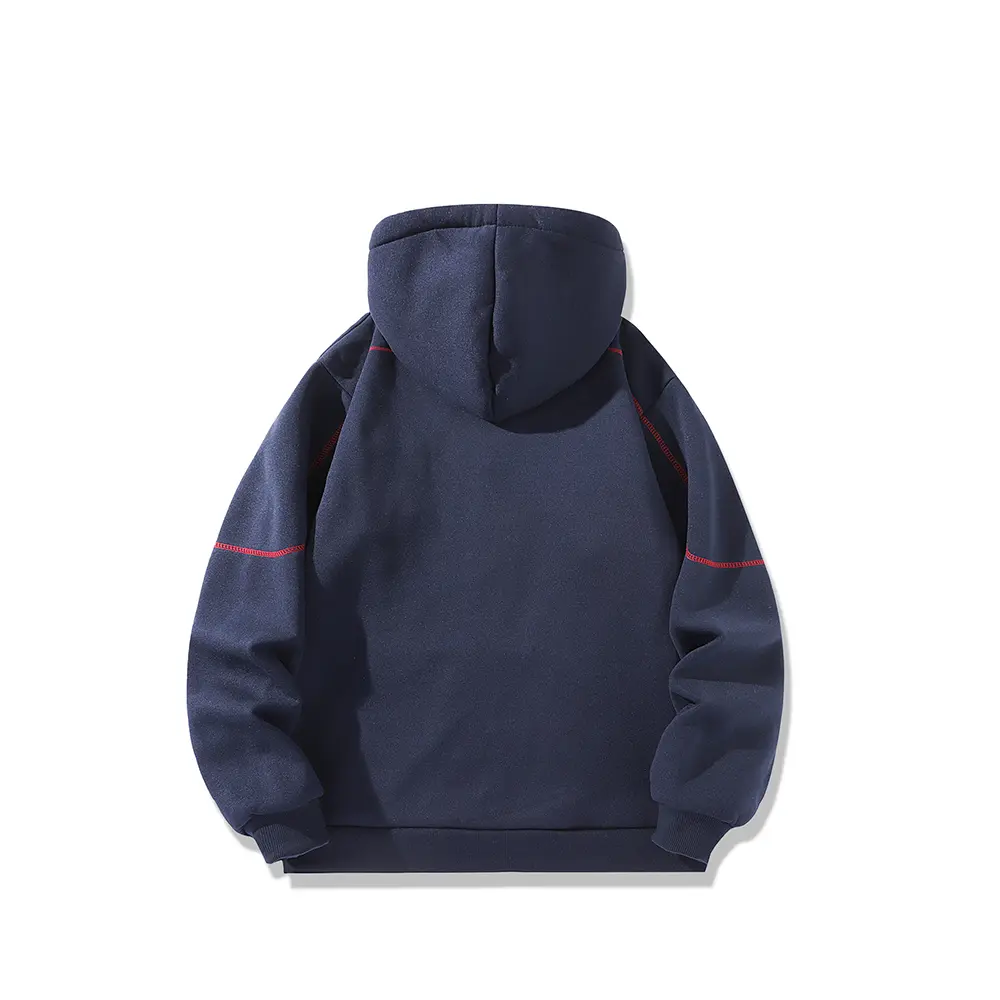 Men's Casual Jacket Windproof Zip-up Coat  Autumn Hooded Jacket Long Sleeved Outdoor Sports Jacket Sweatshirt Men's Clothing