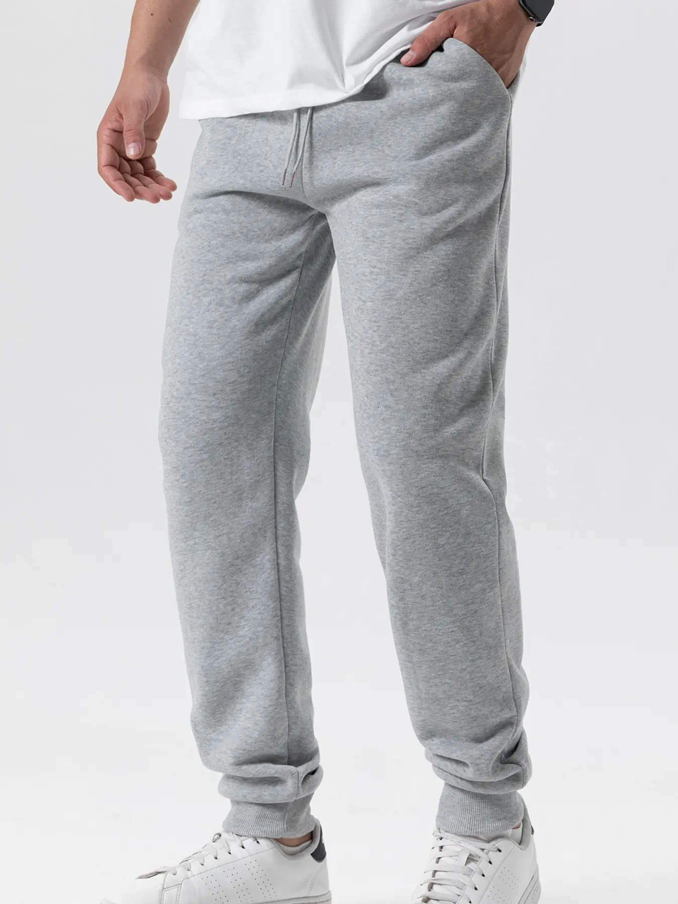 Men/Women Pants Winter Running Pants Joggers Sweatpant Sport Jogging Fitness Gym Fleece Solid Color Trousers