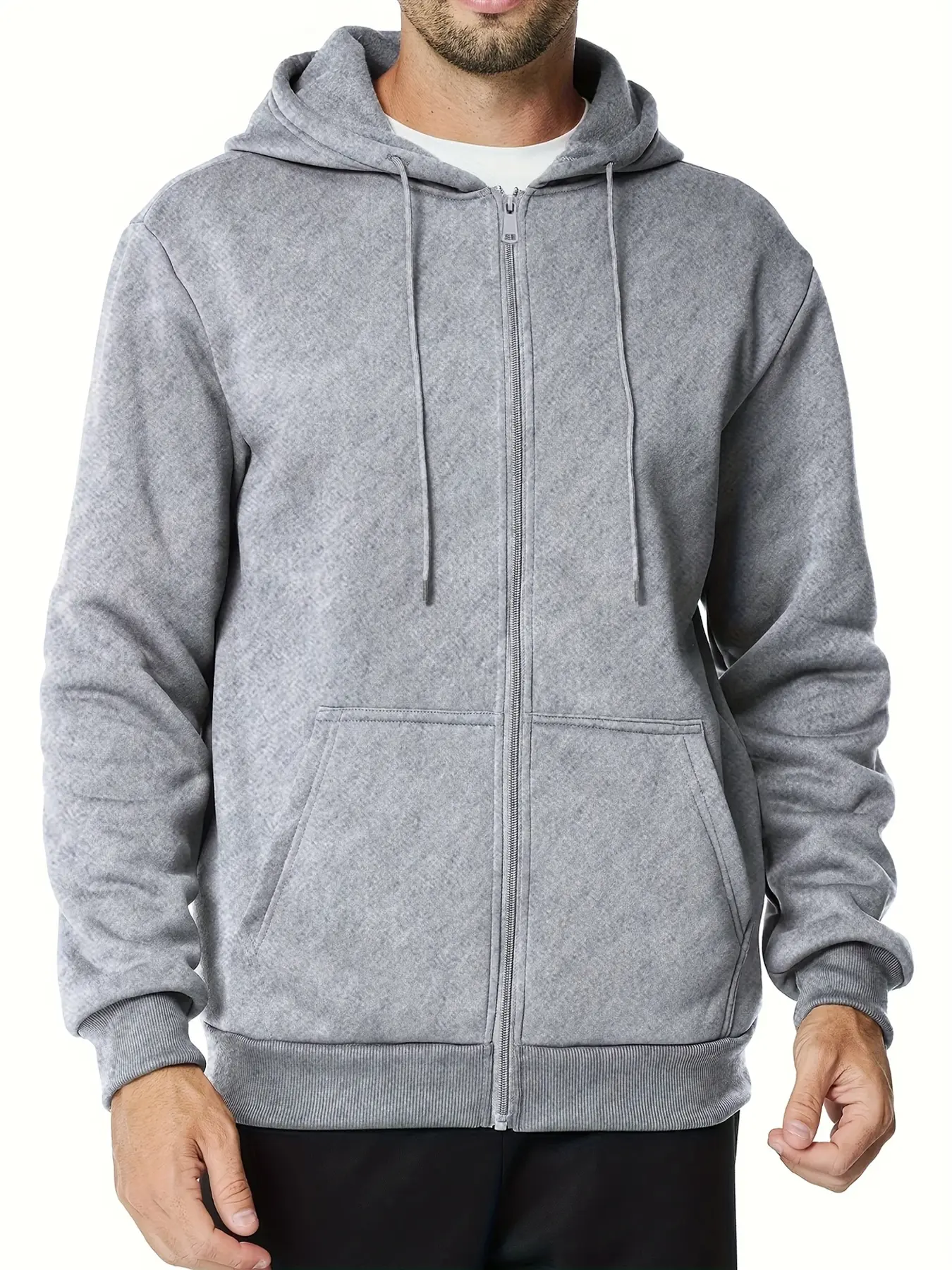Autumn Men's Jacket Coat Long Sleeve Sweatshirts Oversized Zipper Hoodies Streetwear Loose Man Hoodies Casual Jacket