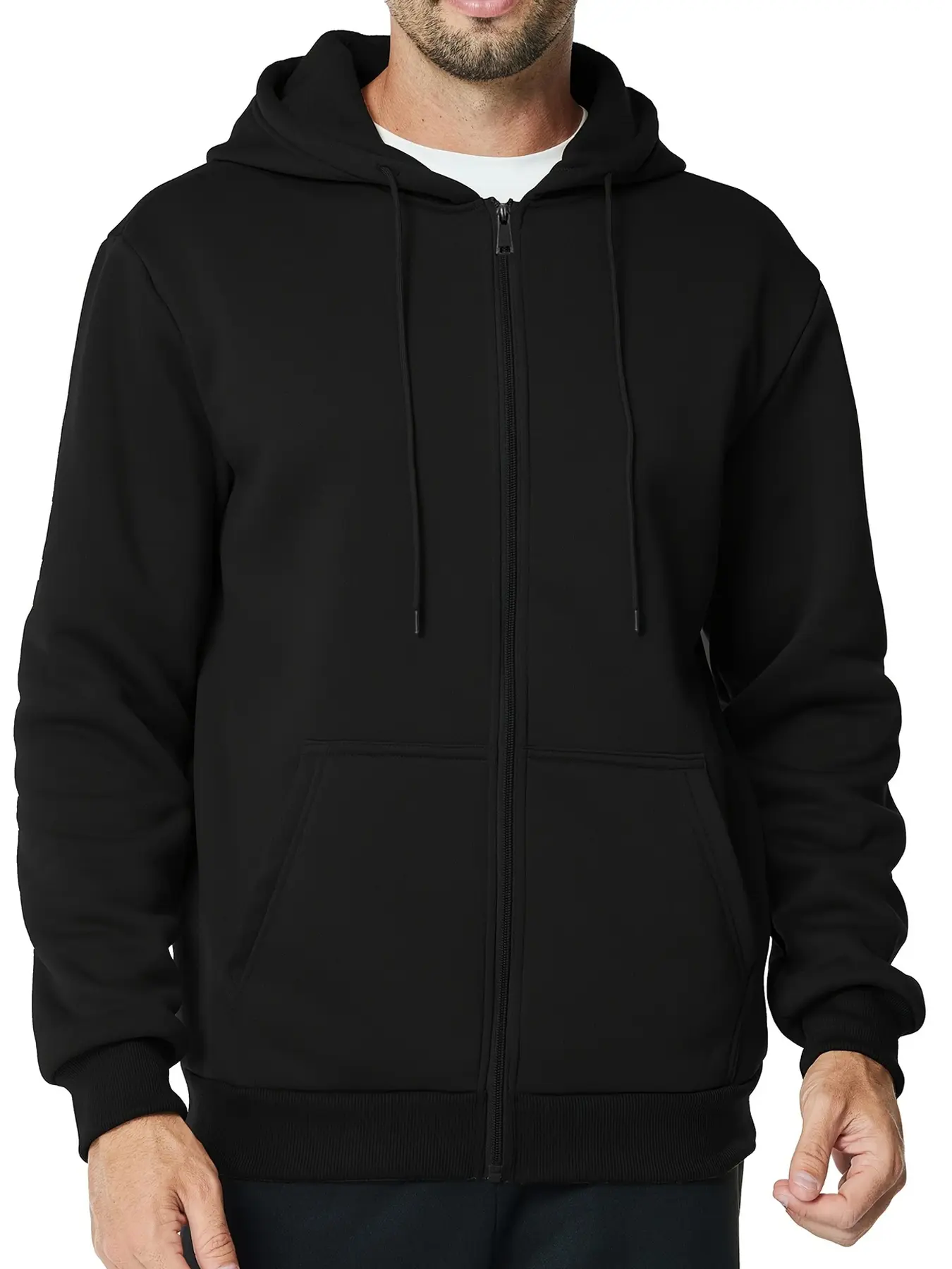 Autumn Men's Jacket Coat Long Sleeve Sweatshirts Oversized Zipper Hoodies Streetwear Loose Man Hoodies Casual Jacket