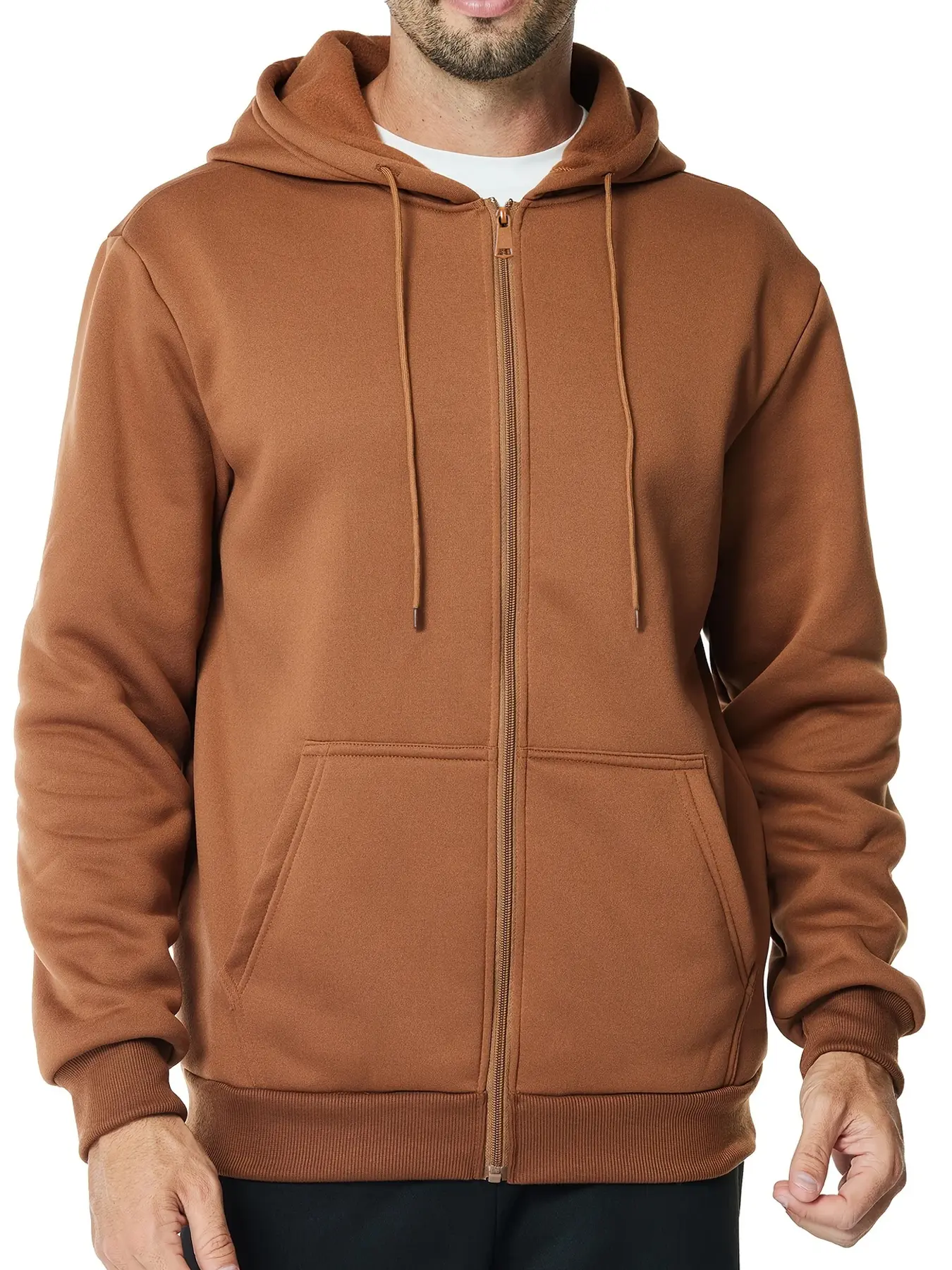 Autumn Men's Jacket Coat Long Sleeve Sweatshirts Oversized Zipper Hoodies Streetwear Loose Man Hoodies Casual Jacket