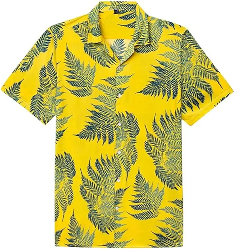 Vintage 3D Graphic Shirts Men Hawaiian Tropical Birds Nature Wildlife Button Blouse Fashion Street Hip Hop Lapel Beach Shirt