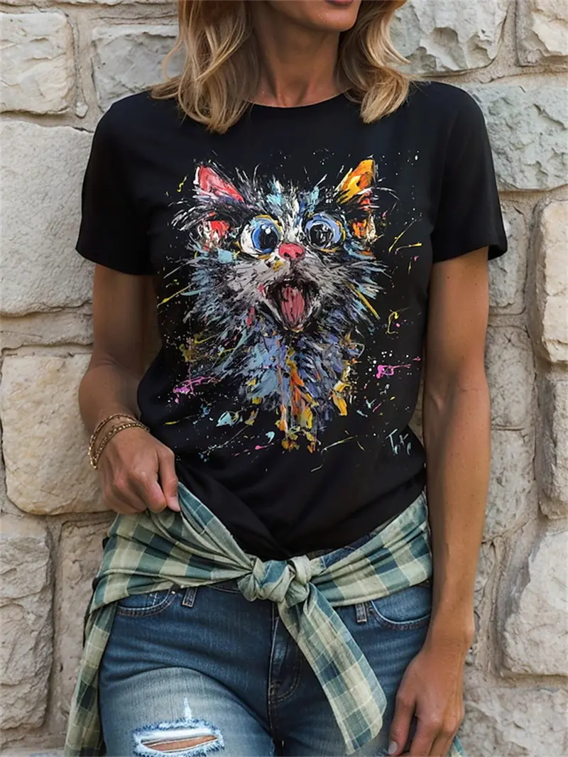 New Summer 3D Dog Printing T Shirt Cute Animal Dogs Graphic T-shirts For Men Women Kid Fashion Funny Short Sleeves Vintage Top