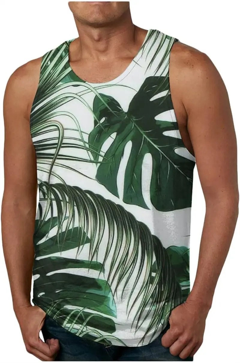 New Fashion 3D Printed Hawaiian Vest For Men Women Casual Quick Drying Sleeveless Vests Summer Popular Outdoor Sport Tank Tops