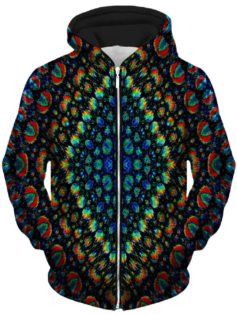 Autumn Men Zip Up Hoodies Men 3d Print Psychedelic Pattern Tops Sweatshirts For Men Women Harajuku Long Sleeve Zipper Coat New