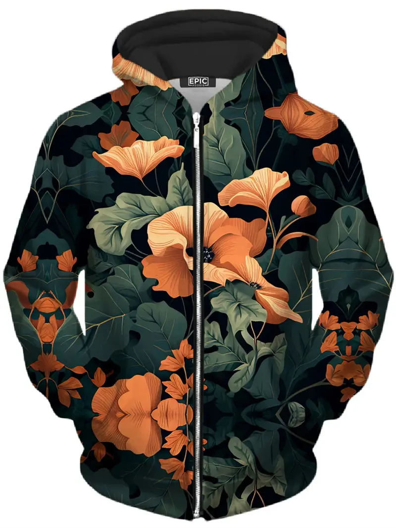 Autumn Men Zip Up Hoodies Men 3d Print Psychedelic Pattern Tops Sweatshirts For Men Women Harajuku Long Sleeve Zipper Coat New