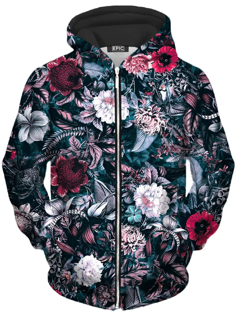 Autumn Men Zip Up Hoodies Men 3d Print Psychedelic Pattern Tops Sweatshirts For Men Women Harajuku Long Sleeve Zipper Coat New