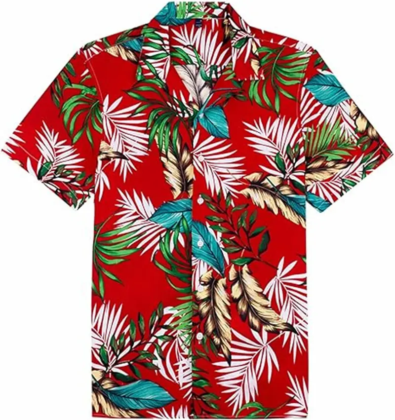 Coconut Tree 3D Print Mens Hawaiian Shirts Gentle Mens Short Sleeve Beach Shirt Vacation Party Lapel Blouse Fashion Clothes Men
