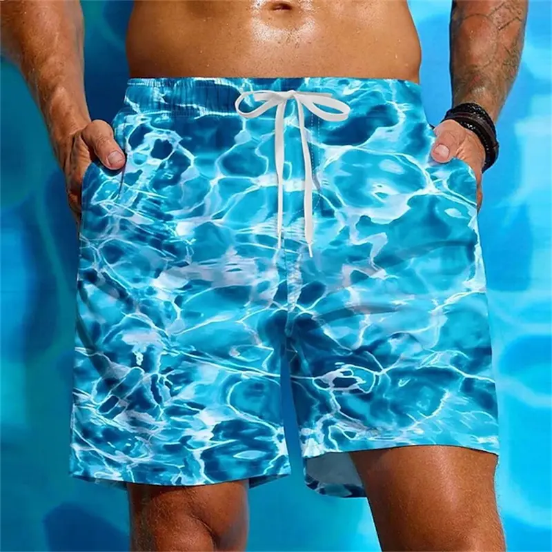 Summer Hawaiian Beach Shorts For Men 3D Printed Coconut Trees Graphic Swimming Trunks Women 2025 New Fashion Board Shorts Pant