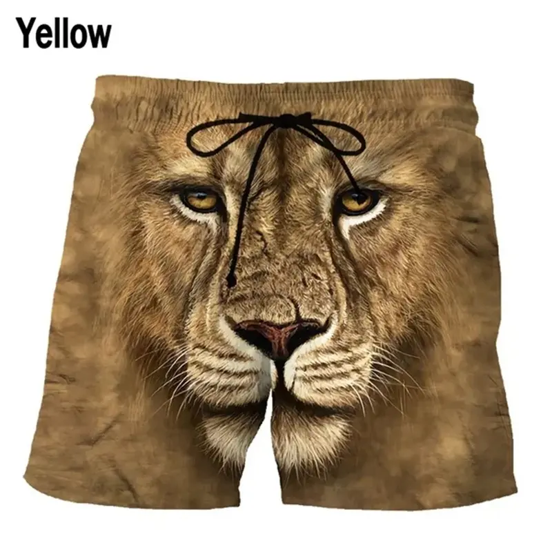 3D Funny Elephant Animal Print Beach Shorts For Men Women Casual Hawaiian Surf Board Short Pants Kids Quick Dry Gym Swim Trunks
