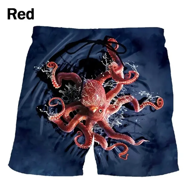 3D Funny Elephant Animal Print Beach Shorts For Men Women Casual Hawaiian Surf Board Short Pants Kids Quick Dry Gym Swim Trunks