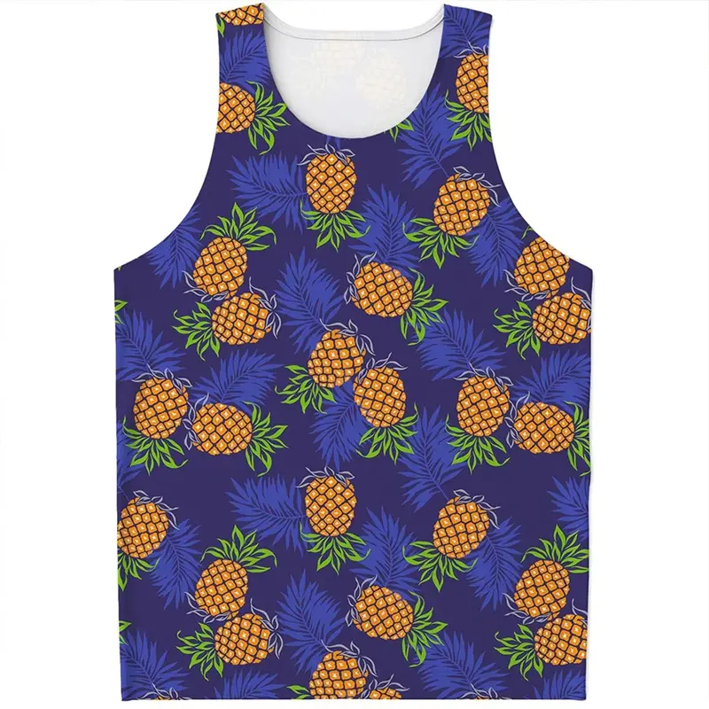Men's Tank Tops 3D Sunflower Tank Top Men Summer Fashion Casual Sleeveless Shirt Vest Hip Hop Harajuku Streetwear Cool Gym Tops