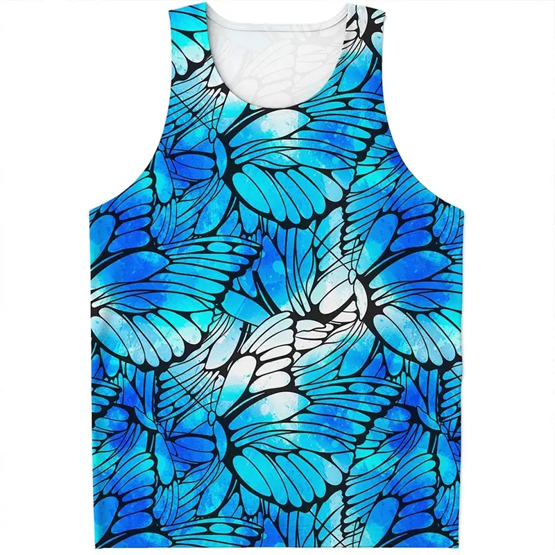Men's Tank Tops 3D Sunflower Tank Top Men Summer Fashion Casual Sleeveless Shirt Vest Hip Hop Harajuku Streetwear Cool Gym Tops