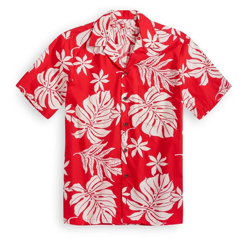 New Arrival Tropical Plant Y2k Clothes Mens Casual Hawaiian Beach Shirt Floral Shirts Men Women High Quality Holiday Clothing