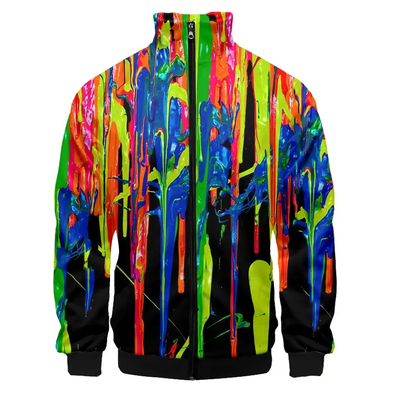 Funny Men's 3D Printing Jacket Fashion Art Style  Spring Autumn Casual Zipper Coat Harajuku Comfortable Men Women Clothing Top