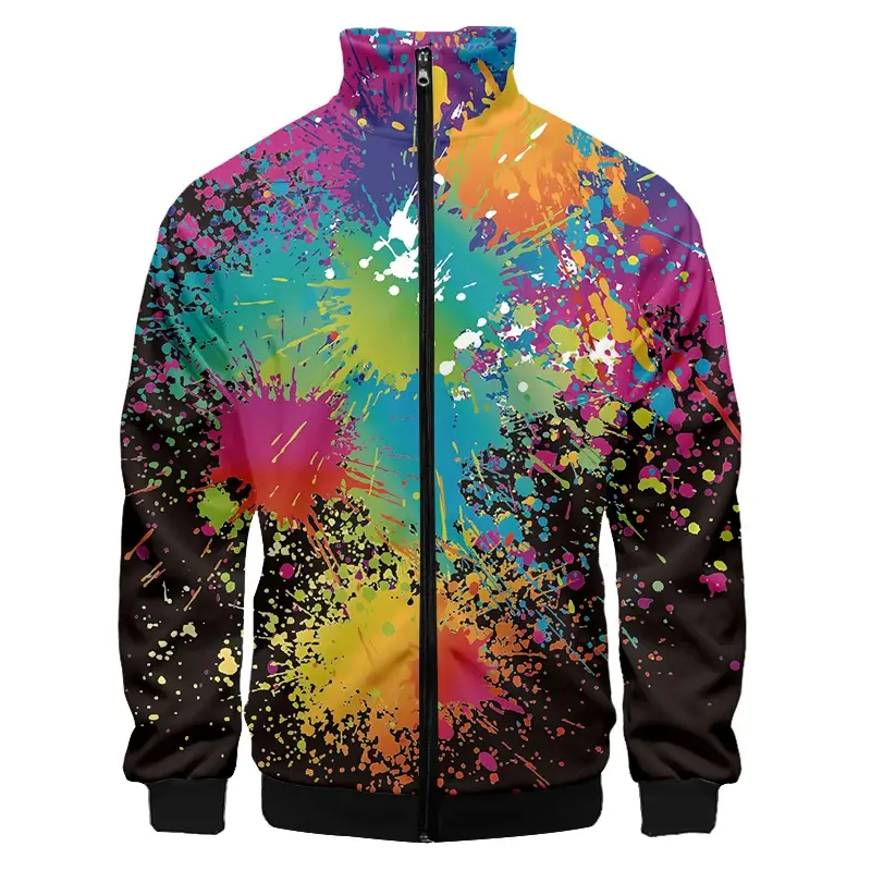 Funny Men's 3D Printing Jacket Fashion Art Style  Spring Autumn Casual Zipper Coat Harajuku Comfortable Men Women Clothing Top