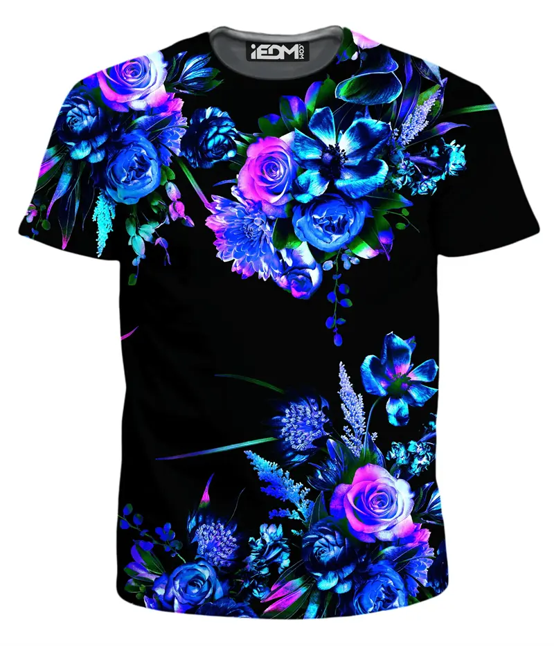 Summer Men's T-Shirt 3d Print Mushroom Short-Sleeved Tshirt Tops Magic Mushroom Print Pattern Oversized Street Men T-shirt
