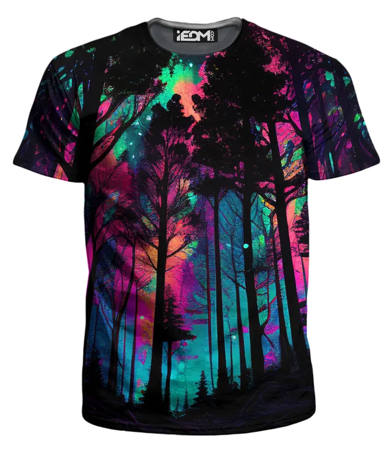 Summer Men's T-Shirt 3d Print Mushroom Short-Sleeved Tshirt Tops Magic Mushroom Print Pattern Oversized Street Men T-shirt