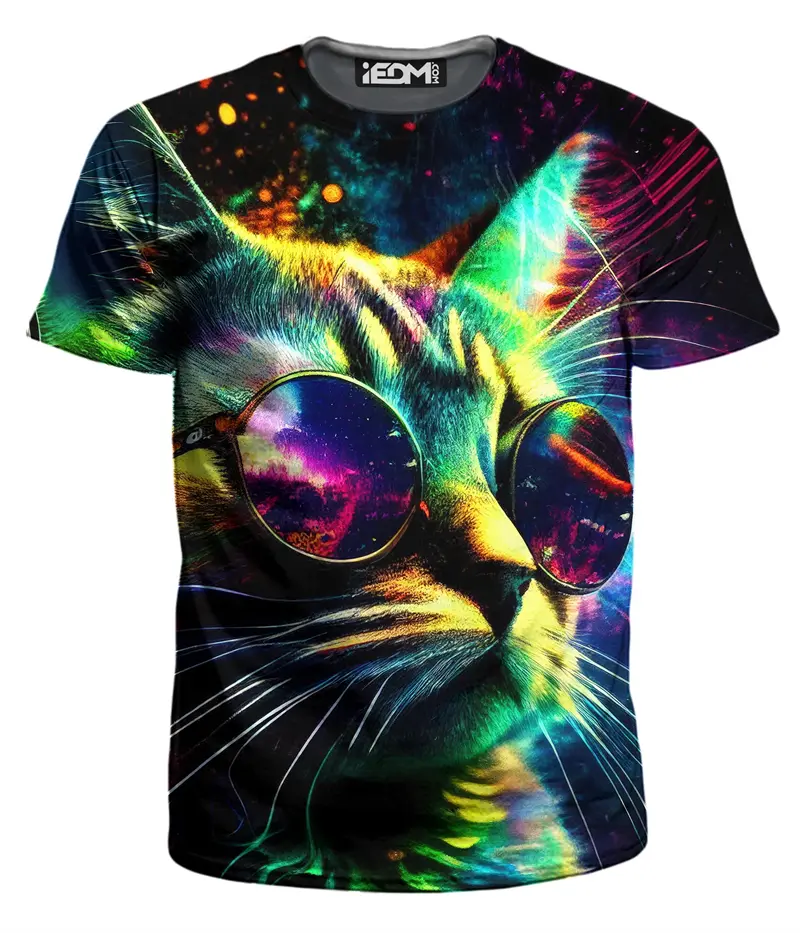 Summer Men's T-Shirt 3d Print Mushroom Short-Sleeved Tshirt Tops Magic Mushroom Print Pattern Oversized Street Men T-shirt