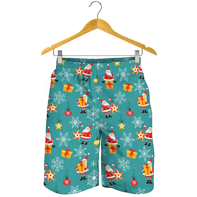 3D Print UFO Green Alien Y2k Beach Shorts Men Hawaiian Swimming Trunks Woman Comfortable Quick Dry Sportwear Kids Ice Shorts