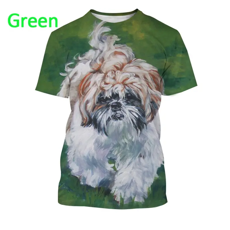New 3D Mens Graphic Tshirts Animal Dog Print Harajuku T-shirt Women Kids Summer Casual Short Sleeve Streetwear Baggy Tee Tops