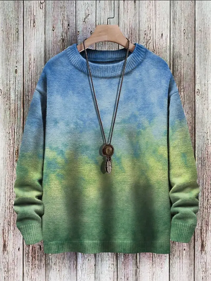 Christmas 3d Print Sweater For Men Women Retro Vintage Colorful Unisex Pullover Harajuku Y2K Casual Funny Long Sleeves Men Tops