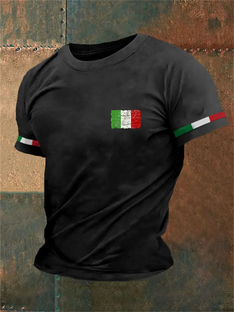Mexico Flag 3D Print Men T-shirt For Men Clothing Summer Unisex Short Sleeve Tops Fashion Tees Street Harajuku Vintage T Shirt