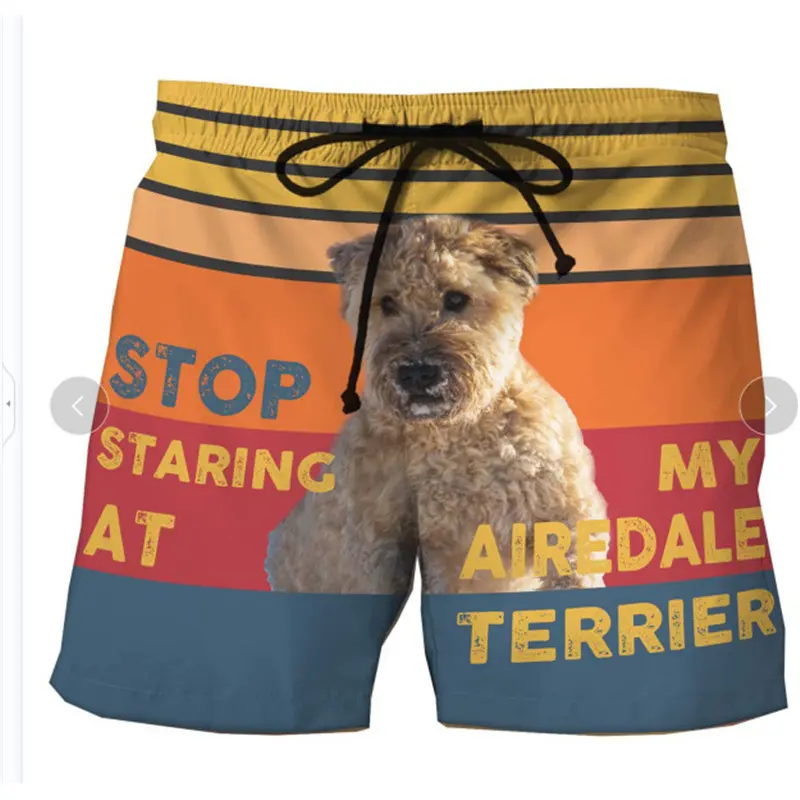 Classic Animal Dog 3D Print  Beach Shorts Men/women Hawaii Holiday Board Trunks Swimming Sportswear Perfect Gift For Dog Lover