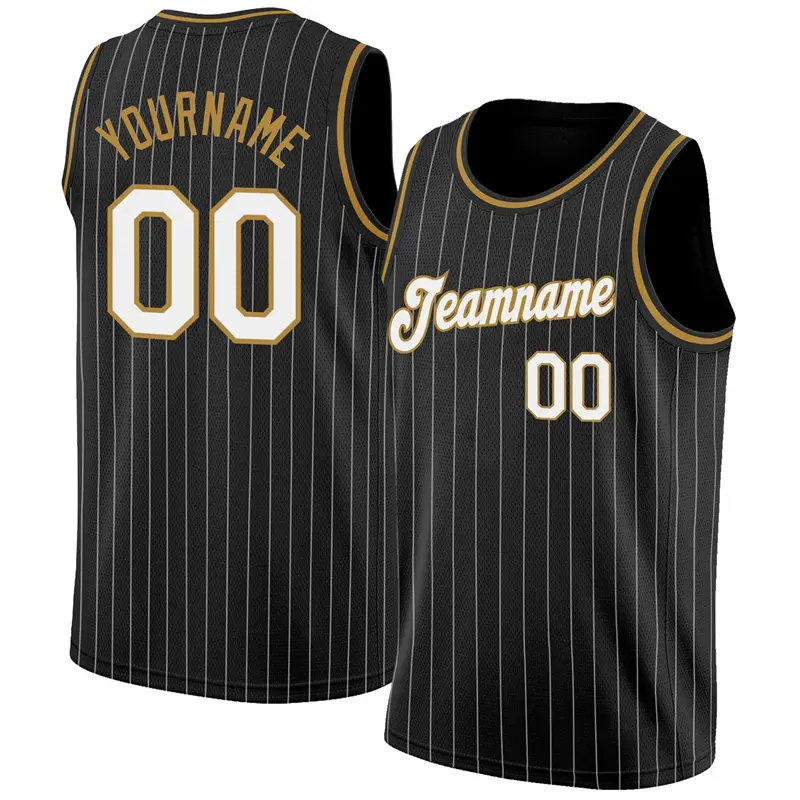 Custom Men Basketball Jerseys 3D Print Pinstripe Pattern Team Uniform Summer Quick Dry Sleeveless Tank Tops Men Sport Gym Vests