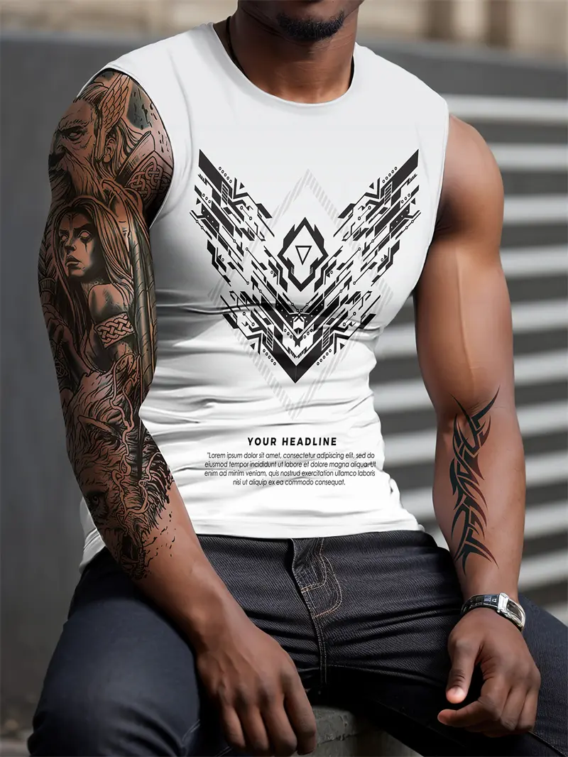 3D Print Outdoor Men Tank Top Street Simple Casual Comfort Gym Clothing Men Summer High Quality Harajuku Sleeveless T-shirt Vest