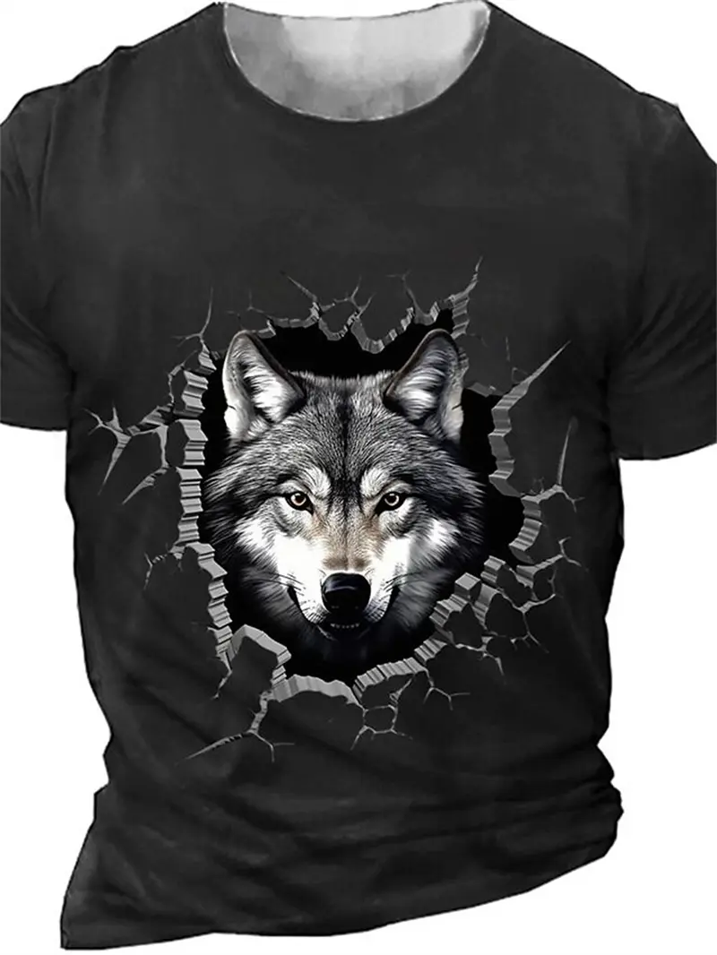 2024 New Fashion Animal Horse 3D Print T Shirt For Men Women Casual Short Sleeve T-shirt Kids Streetwear Funny Graphic Tee Tops