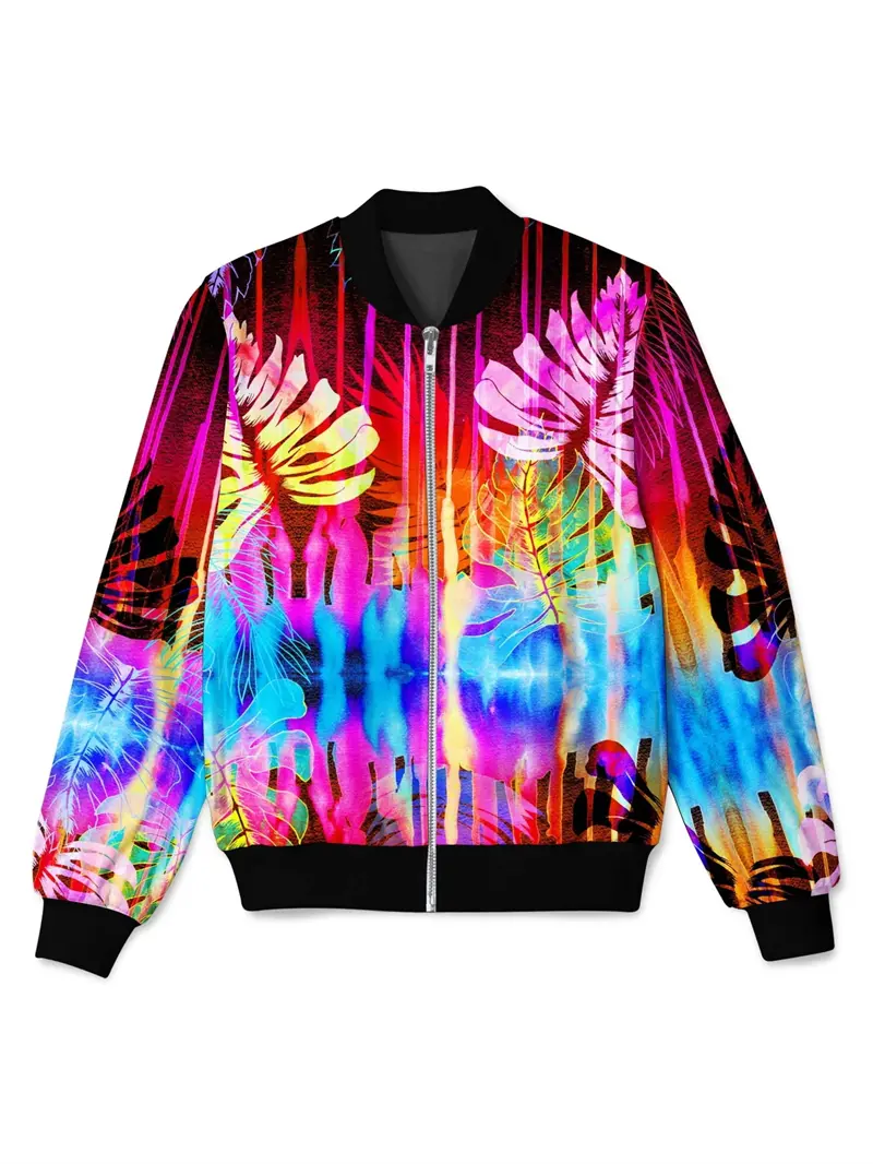 Deer Animel 3D Print Zip Up Jacket For Women Men Clothing Casual Long Sleeve Streetwear Comfortable Coats Washed Graphic Jacket