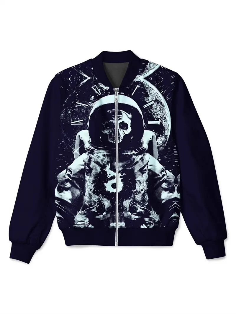 Deer Animel 3D Print Zip Up Jacket For Women Men Clothing Casual Long Sleeve Streetwear Comfortable Coats Washed Graphic Jacket