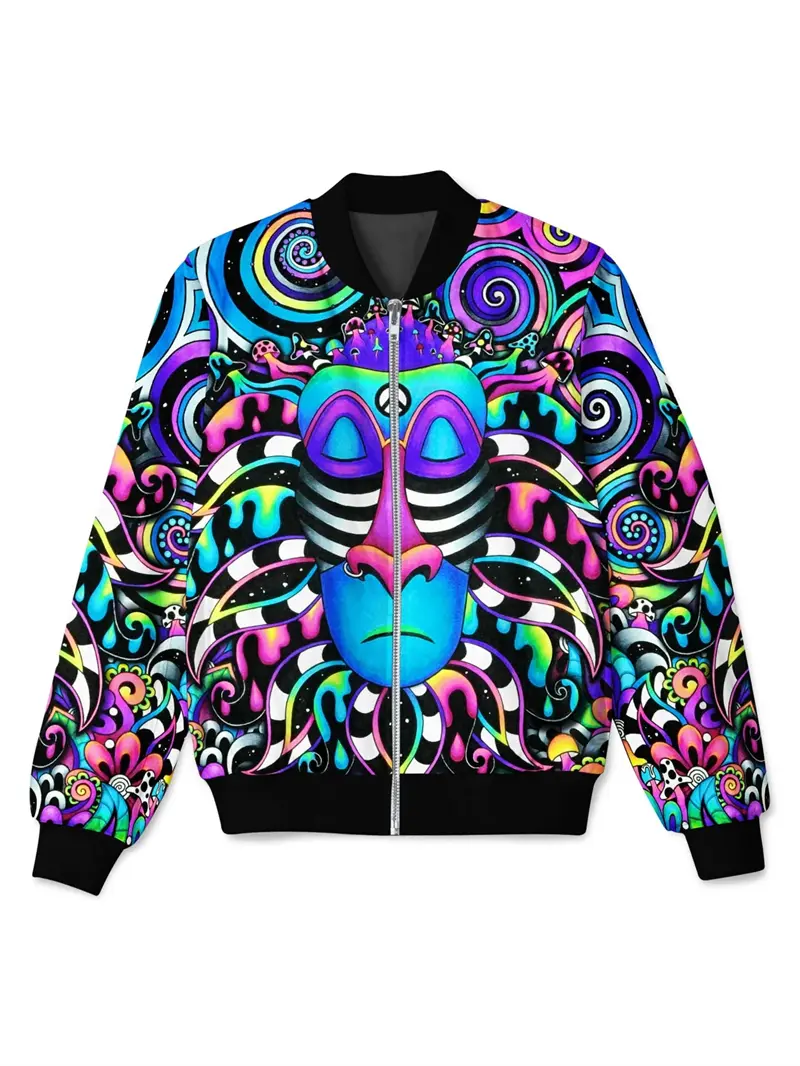 Deer Animel 3D Print Zip Up Jacket For Women Men Clothing Casual Long Sleeve Streetwear Comfortable Coats Washed Graphic Jacket