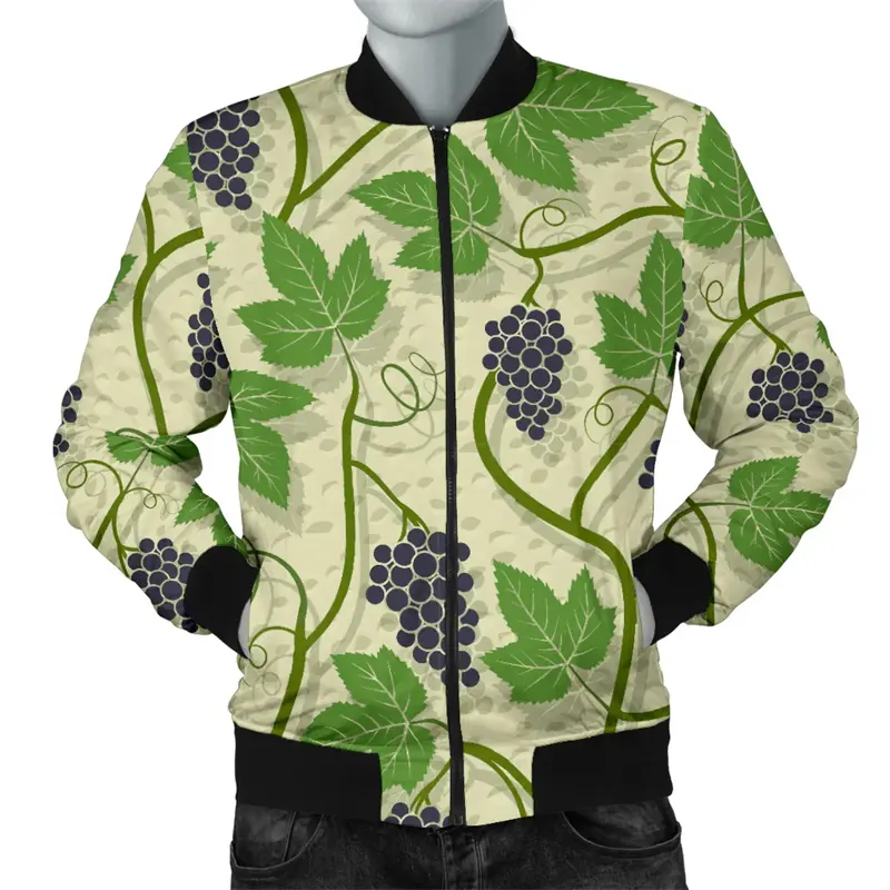 Japanese Mens Jacket 3D  Plants Sakura Graphic Printed Jacket For Men Outdoor Tops Oversized Bomber Zip Up Jackets Women Coat