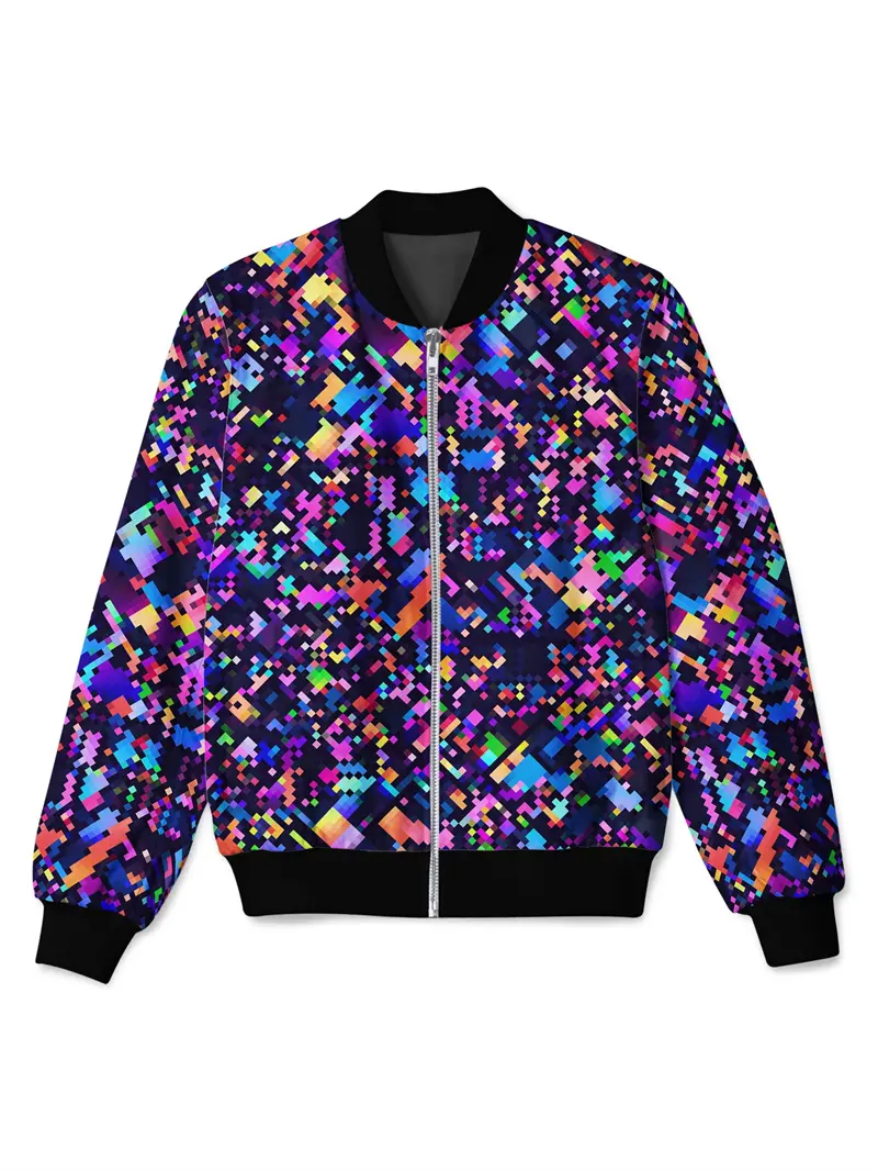 Psychedelic Graphic Jacket for Men Women Popular 3D Print Zipper Jacket Casual Overcoat Loose Coat Outdoor Sportwear Sweatshirt
