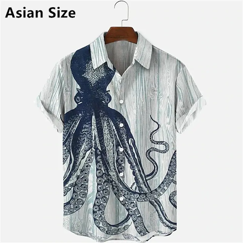 Hawaiian Fashion Men Shirts 3D Print Banana Pattern Leisure Street Walk Beach Holiday Blouse Short Sleeve Button Women Shirt
