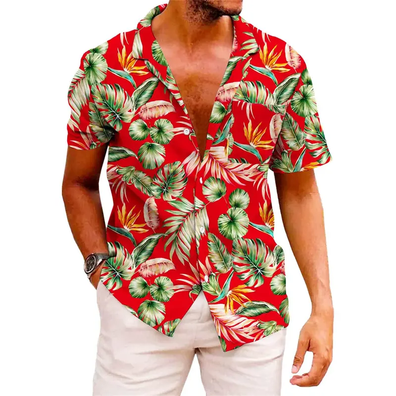 Fashion Men's Cute Cat Print Casual Hawaiian Shirts 3D Printing Short Sleeve Shirt Fashion Beach Top For Men Harajuku Daily Wear