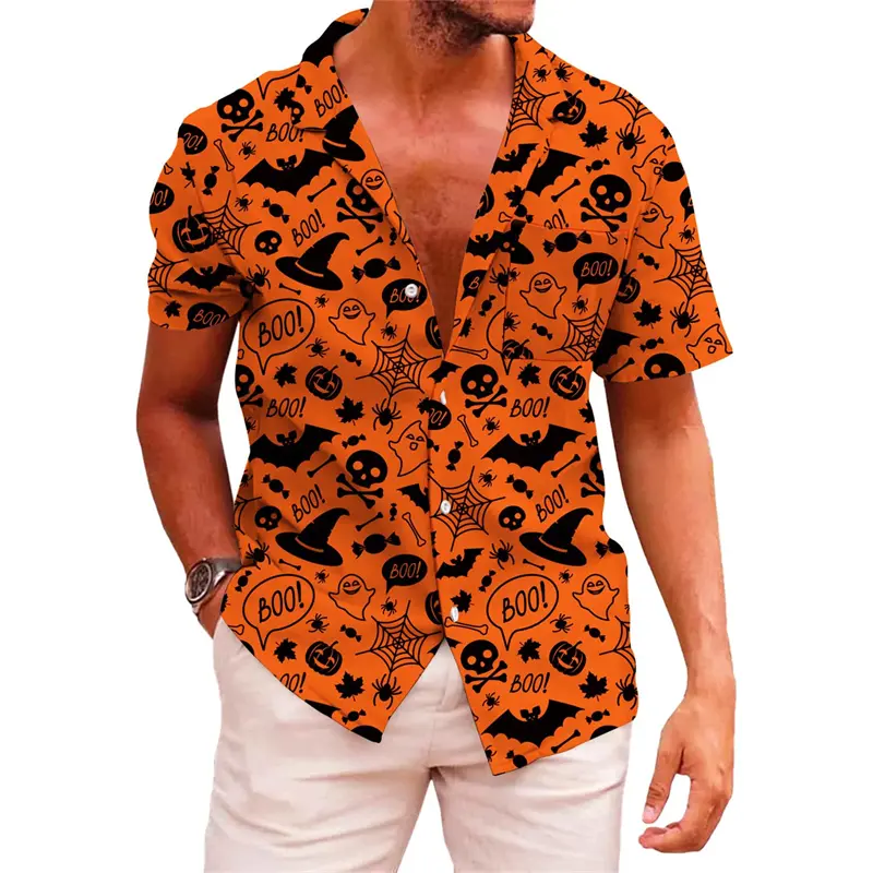 Fashion Men's Cute Cat Print Casual Hawaiian Shirts 3D Printing Short Sleeve Shirt Fashion Beach Top For Men Harajuku Daily Wear