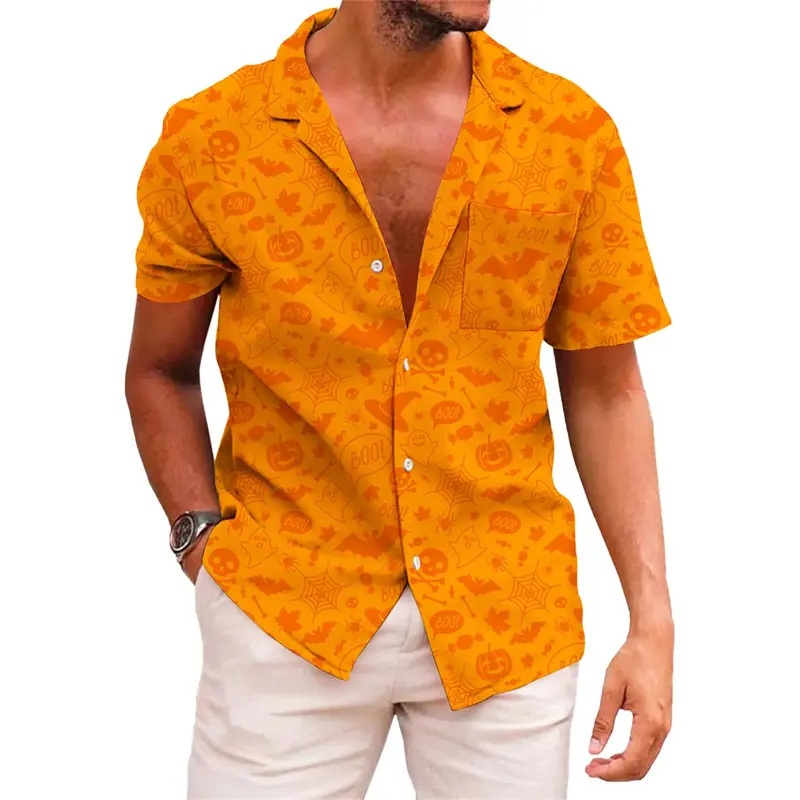 Fashion Men's Cute Cat Print Casual Hawaiian Shirts 3D Printing Short Sleeve Shirt Fashion Beach Top For Men Harajuku Daily Wear