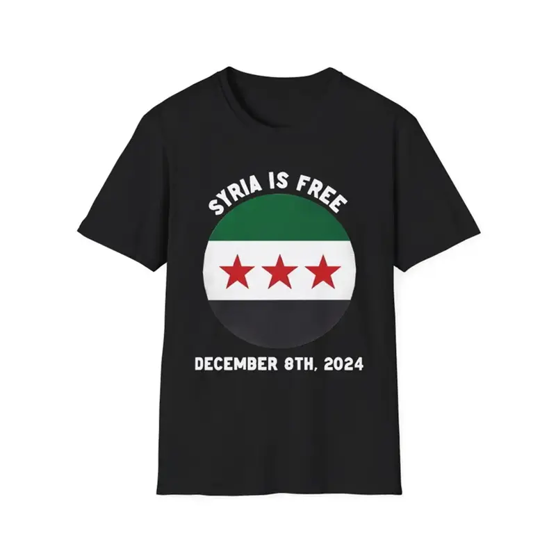 Free Syria Men Women Tee Shirt New Fashion 3D Print Syria Flag O Neck Tee Short Sleeve Sportswear Syrian T-shirt Men Clothing