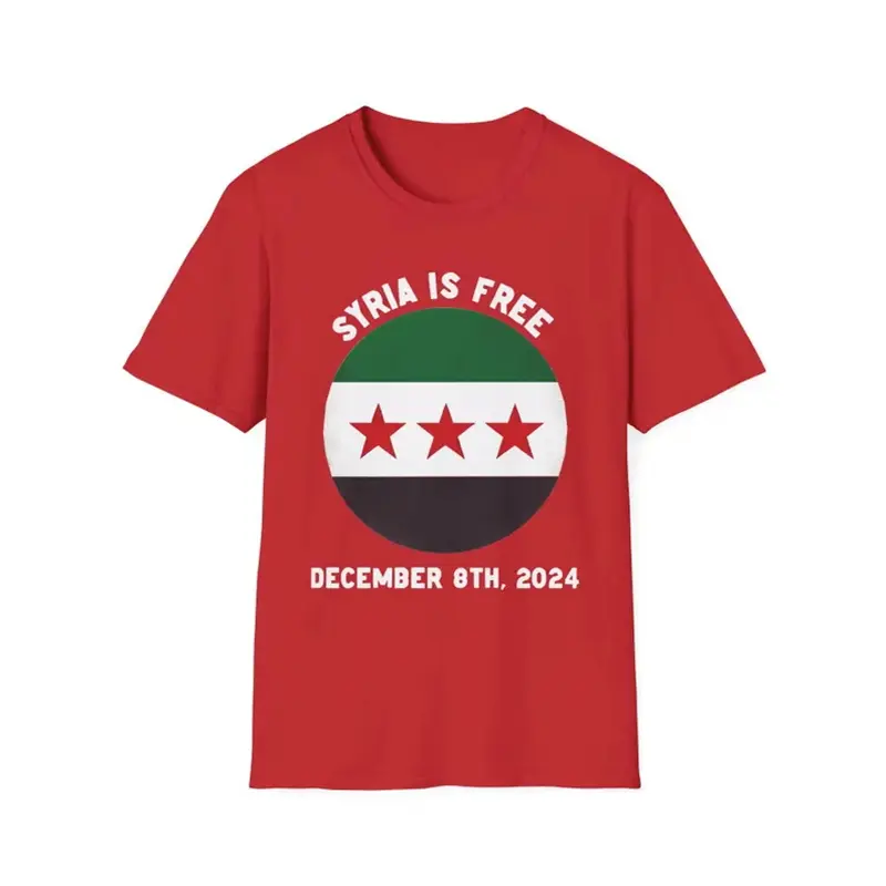 Free Syria Men Women Tee Shirt New Fashion 3D Print Syria Flag O Neck Tee Short Sleeve Sportswear Syrian T-shirt Men Clothing