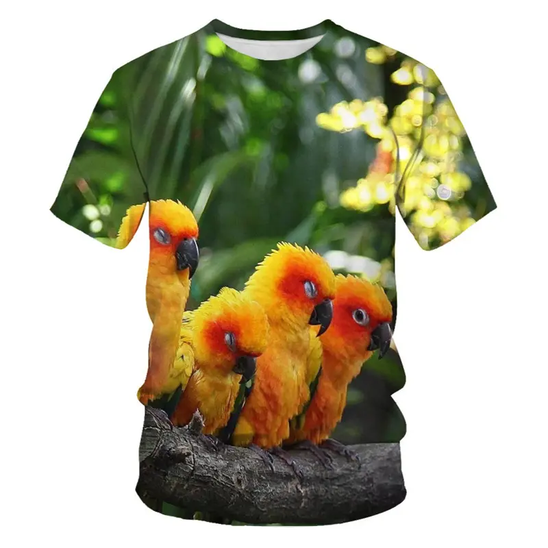 Hip-hop Spoof Pattern Mens T Shirt 3D Printing Street Personality Trend Short-sleeved Comfortable O-neck Top T Shirt Funny Shirt
