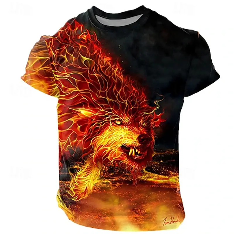 3D Harajuku Print Summer Fashion Popular Casual Men Women Street Hip-Hop Crewneck Short Sleeve T-shirt Oversized Loose Top New