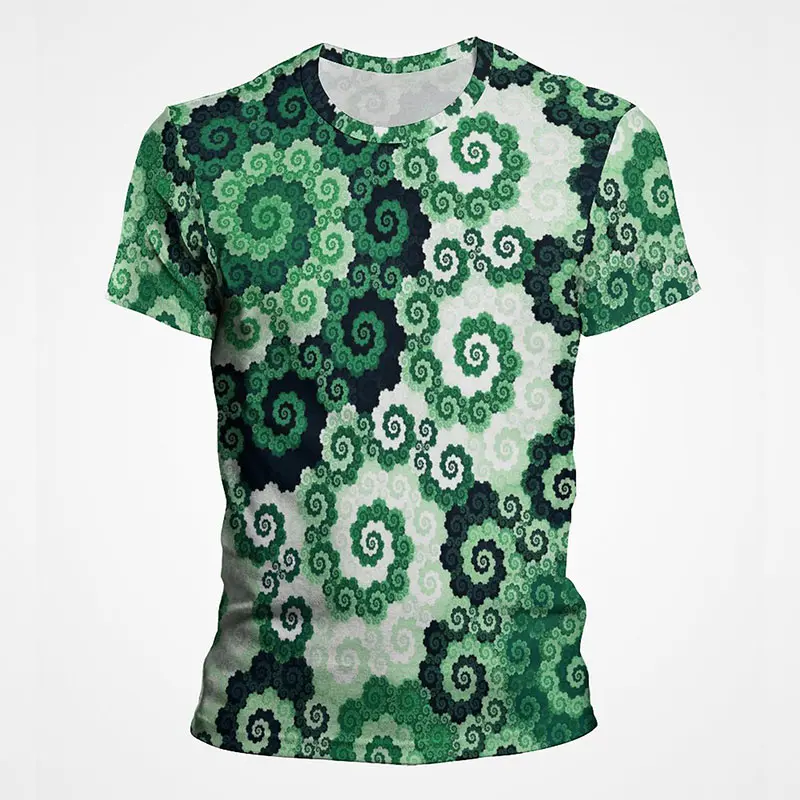 Coloful Pattern Printed T-shirts Men Women Summer Hip Hop Harajuku Style Oversized Tshirts Kid Round Neck Short Sleeve Tee Tops